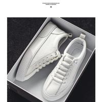Zapatos Deportivos para Hombre Comodidad en Cuero Plano Moda Blanco Adecuado para Primavera y Otoño - details 3
