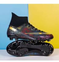 Zapatos de fútbol juveniles de caña alta con clavos largos antideslizantes para deportes de entrenamiento en oferta - details 20