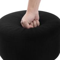 Taburete de Maquillaje Redondo Pequeño Giratorio de Altura Ajustable Taburete Bar Bajo PU para Tocador, Dormitorio, Oficina en Casa y Salón Blanco, BH14ws-1 - details 23