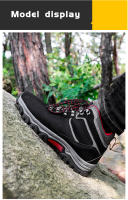 Botas de senderismo antideslizantes para hombre, zapatos de acampada al aire libre, senderismo y Trekking con cordones, zapatillas de caza y escalada, gran oferta - details 11