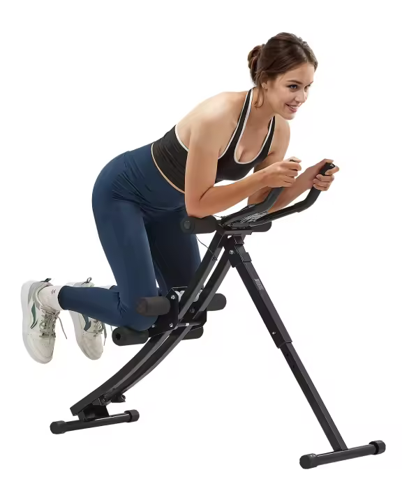 SucceBuy AB Máquina de entrenamiento, entrenador de núcleo y abdominales con capacidad de 440 libras, equipo de entrenamiento de fuerza ajustable plegable para gimnasio en casa - 1