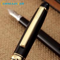 Convertidor de pluma estilográfica negra de Metal clásico, plumas de caligrafía para escribir, dibujar, diario, regalo de negocios - details 4