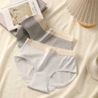 Bragas sin costuras de gran tamaño para mujer, ropa interior deportiva de algodón puro, lencería Sexy a la moda, Triangular - details 5