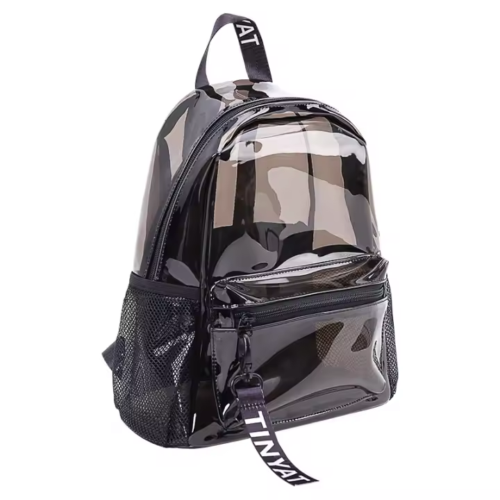 Mochila Transparente De Moda para mujer, bolsa De gelatina De PVC, Impermeable, para Playa, Viaje De Las Niñas - 1