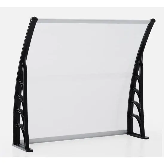 Toldo para puerta, refugio de lluvia frontal y trasero, cubierta de techo para Patio, 150 cm - 1