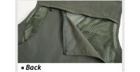 Chaqueta de malla transpirable para hombre, chaqueta deportiva sin mangas con bolsillos, ropa de verano - details 15