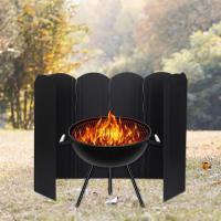 Mochila plegable para estufa de gas, camping, barbacoa, Parabrisas, con bolsa de transporte - details 6