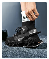 Zapatos de calcetín alto a la moda para hombre, zapatos deportivos informales antideslizantes para exteriores, zapatos transpirables para correr, calzado deportivo para caminar y trotar - details 14