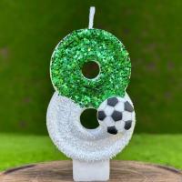 Vela de Fútbol para Cumpleaños Feliz Vela de Decoración de Luz y Fiesta para Tartas de Cumpleaños y Boda - details 12