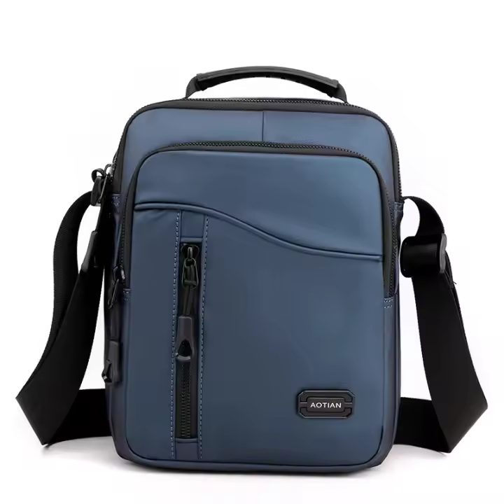 Hombres impermeables de alta calidad, bolso de hombro pequeño de moda para hombres, bolsos cruzados de negocios para hombres 2024 - 1