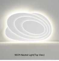 [1 año de garantía] TOMAX Luz principal de la sala de estar Lámparas redondas de dormitorio Arte minimalista Luces de techo Diseño minimalista moderno Luz de techo inteligente - details 17