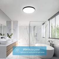 Lámpara LED de Techo Moderna, Luz Blanca Fría, Impermeable IP54, 24CM, Plafón de Techo redondo, 6500K - details 6