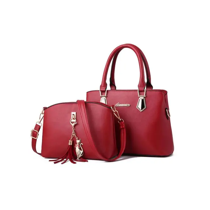 Nueva moda, textura de gama alta, un solo hombro, cruz oblicua, bolso de mano europeo y americano para mujer, mochila de lujo de alta gama - 1