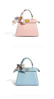 Bolso de hombro de piel auténtica con banda para el cuello para mujer, novedad de Primavera de 2025 - details 10