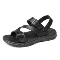 Sandalias de verano para hombre, zapatillas deportivas informales para exteriores, zapatos transpirables antideslizantes de cuero PU, chanclas de playa, calzado para jardín - details 0
