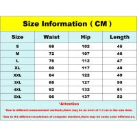 Novedad de Verano Pantalones Cortos Informales para Mujer Talla Grande, Cintura Alta, Ancho de Pierna, Dos Bolsillos - details 0