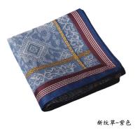 Pañuelo cuadrado de algodón Jacquard para hombres, toalla de bolsillo con flores de anacardo para caballeros, regalo de Navidad para fiesta de boda y Año Nuevo - details 5