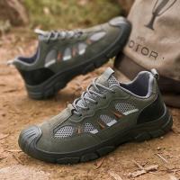 Zapatos de Senderismo Ligeros y Transpirables Zapatillas Deportivas Antideslizantes para Hombres - details 17