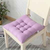 Cojín liso para silla, alfombrilla cuadrada de algodón, acolchado suave, para asiento de oficina, hogar o coche, jardín - details 7