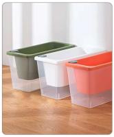 Balcón suculenta planta de autorriego maceta cuadrada de flores maceta de plástico para plantas - details 7