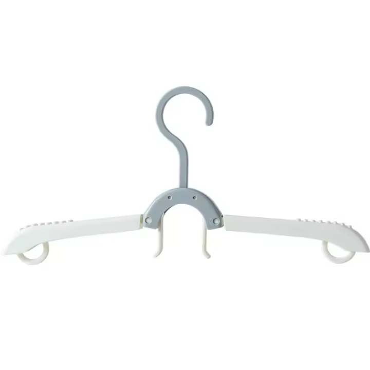 Perchero Plegable para Viajes 5PCS Almacenamiento Portátil para Ropa de Negocios y Casa Material de Plástico Secador de Ropa Plegable - 1