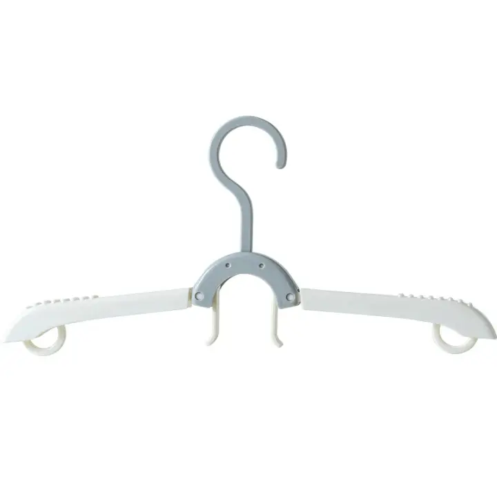 Perchero Plegable para Viajes 5PCS Almacenamiento Portátil para Ropa de Negocios y Casa Material de Plástico Secador de Ropa Plegable - 1