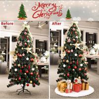 78CM Falda De árbol De Navidad, Blanco como La Nieve Felpa Gruesa Cubierta De La Base del árbol De Navidad Alfombra del Piso para Las Decoraciones Navideñas De Año Nuevo - details 4