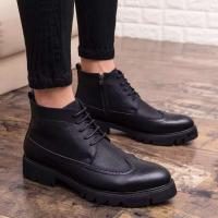 Nueva Idea de producto 2025, botas de trabajo de cuero genuino Chelsea con tobillo bonito de calidad Original, zapatos para hombre - details 6