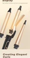Láser 3 en 1 Interchangeable Irón de Cabello para Estilo Rápido Calentamiento Barro de Cerámica Apto para Todo Tipo de Cabello Fabricado en China - details 2