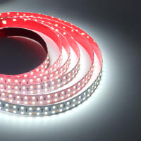Tira de luces LED de doble fila, cinta Flexible de diodo, blanco Natural cálido, superbrillante, 12V, 24V, 2835, 5M, 240LED/m - details 7