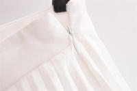 Falda corta de primavera Diseño dulce americano Corte en A de cintura media - details 6