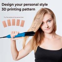 5 in 1 Hair Straightener Professional Flat Iron Women's Household Hair Straightener Multi functional 3D Splint - details 0