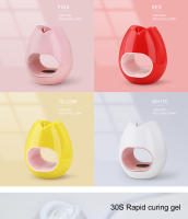 Arte Clavo-Mini secador de uñas, lámpara UV LED de 8W, nueva interfaz USB para manicura, herramientas de Arte de uñas de un solo dedo, diseño de flores rosas, portátil - details 6