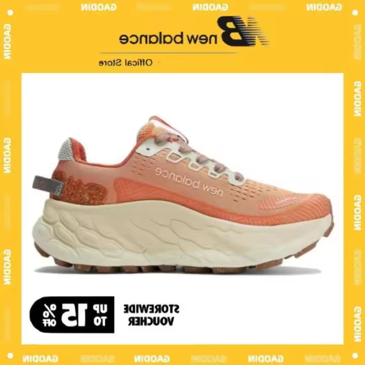 LETEN Fresh Foam X More Trail V3 "Naranja" Zapatillas deportivas para hombre y mujer WTMORCO3 Pegatinas de pared - 1