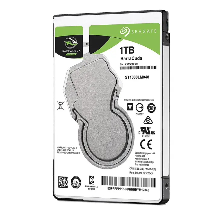 Seagate 1TB 2TB Disco Duro para Laptop 1000GB, 2.5", SATA III 128MB Cache, 7mm, 5400RPM - 1