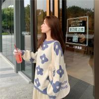 2024 ins nueva moda mujer suéteres invierno mujeres suéteres de flores sobre tamaño mujeres pullover suéteres - details 39