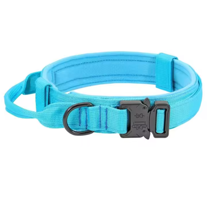 Collares Nailon Perros, Collar de entrenamiento duradero mascotas, ustable para Perros medianos y grandes - 1