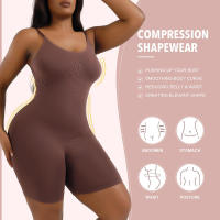 Traje de Compresión Sin Costuras Moldeador de Glúteos para Mujeres Monos Completo con Ojo Abierto - details 4