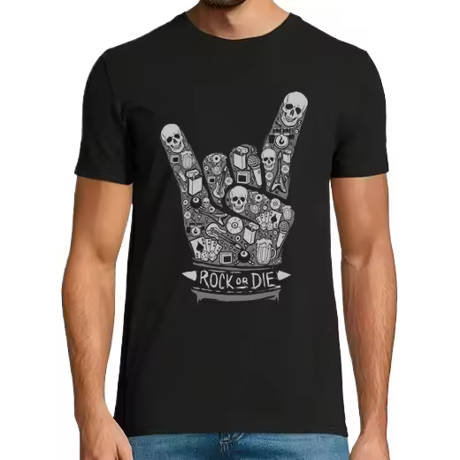 Rock or Die Camisetas CERVEZA,Pack Regalo Camiseta Personalizada - 1