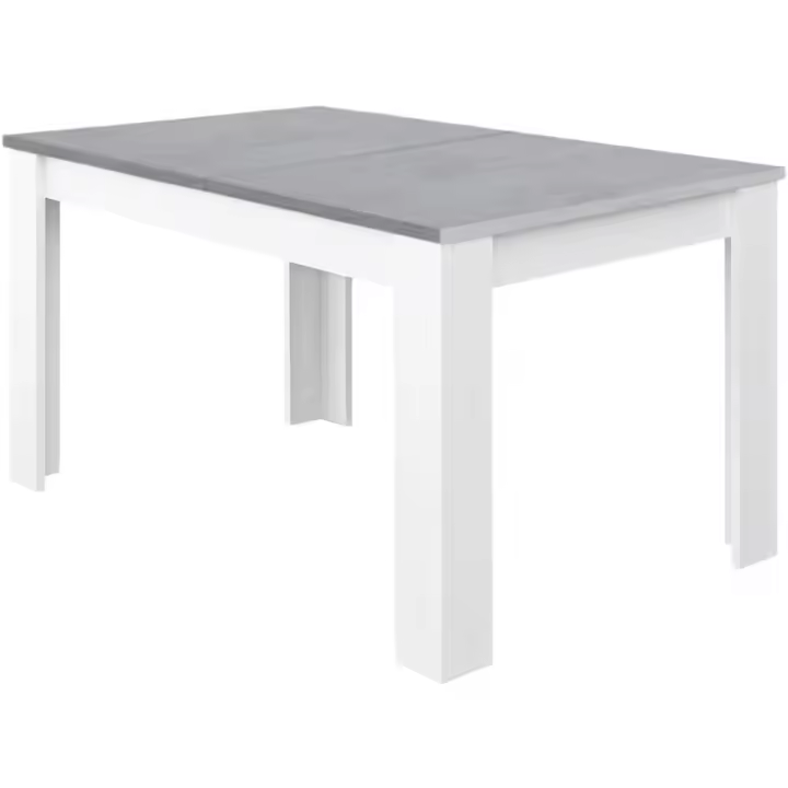 Mesa de Comedor Extensible de Roble Blanco-Canadiense 140-190cm de Ancho 90cm de Profundidad - 1