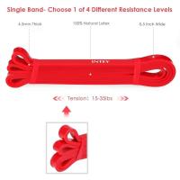 Banda de Resistencia para Fitness de 81 Pulgadas Expansor Elástico de Goma Rojo para Yoga y Gimnasio Equipo de Tensión O6A2 - details 6