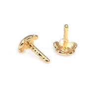 3MM 3.5MM 4MM Latón Color Oro 18K Sólido Hueco Tapas de Cierre con Orificios para Perlas, Suministros para Fabricación de Joyería, Accesorios - details 9