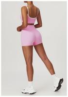 Sujetador deportivo ajustado desnudo, sujetador de Yoga con espalda grande en forma de U, Top de Fitness al aire libre para mujer - details 21