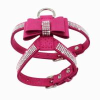 con lazo de imitación de diamante brillante, correa para el pecho para perros pequeños y medianos, antirotura - details 3