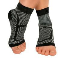 Fascitis plantar movimiento tobillo, manga de compresión, calcetines para tendinitis, dolor en las articulaciones, hinchazón del talón, 1 par - details 0