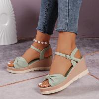 Sandalias de cuña para mujer, zapatos de verano - details 1