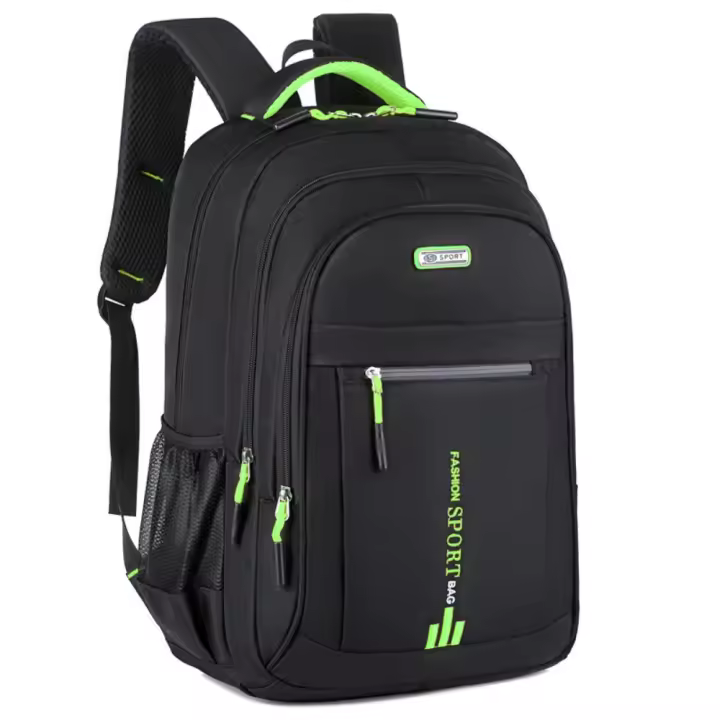 Mochilas de gran capacidad para hombre, Oxford Bolsa Escolar de tela resistente al desgaste, impermeable, correas de hombro ensanchadas, mochila de viaje - 1