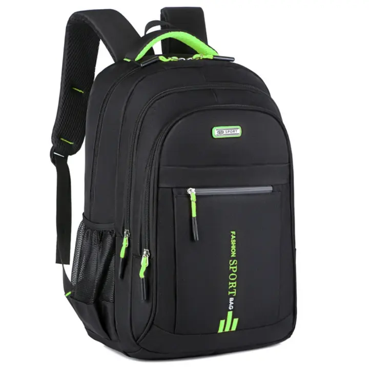 Mochilas de gran capacidad para hombre, Oxford Bolsa Escolar de tela resistente al desgaste, impermeable, correas de hombro ensanchadas, mochila de viaje - 1