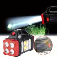 Luz LED Solar multifuncional para acampar, linterna recargable portátil brillante, adecuada para senderismo y acampada al aire libre - details 3