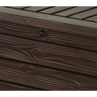 Arcón exterior Baúl de almacenamiento Capacidad 570L Resina Color Marrón - details 5